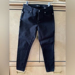 Banana Republic midrise skinny black stretch jeans 28/Short